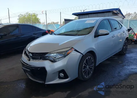 2015 Toyota Corolla S Plus z USA, uszkodzony, nr VIN 2T1BURHE7FC338902